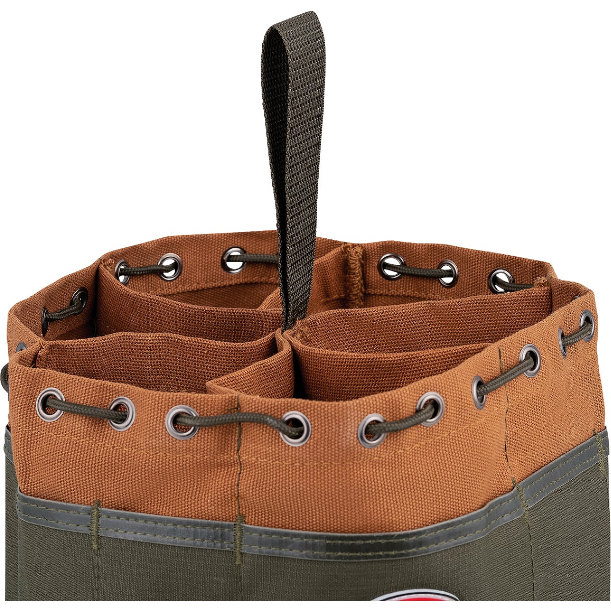 Bucket Boss 19-Pocket Canvas Parachute Bag Image 5