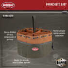 Bucket Boss 19-Pocket Canvas Parachute Bag Image 2