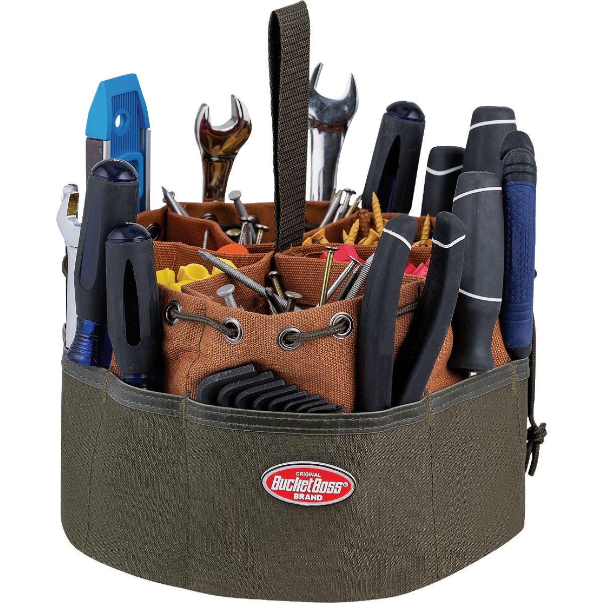 Bucket Boss 19-Pocket Canvas Parachute Bag Image 4