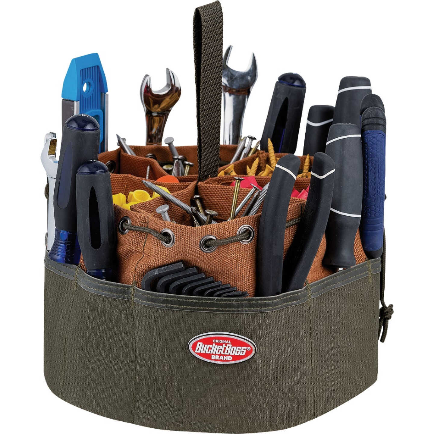 Bucket Boss 19-Pocket Canvas Parachute Bag Image 4