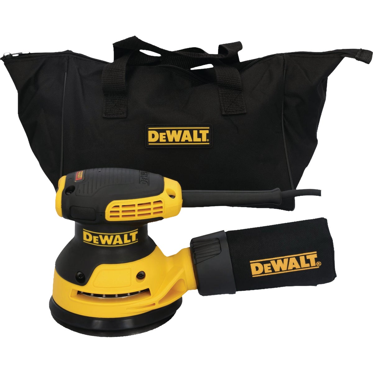 DEWALT 5 In. 1-Speed Random Orbit Sander Kit with Accessories
