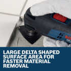Bosch Starlock 3 In. Carbide Grit Delta Rasp Image 3