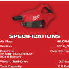 Milwaukee M18 Brushless Handheld Vacuum Image 5