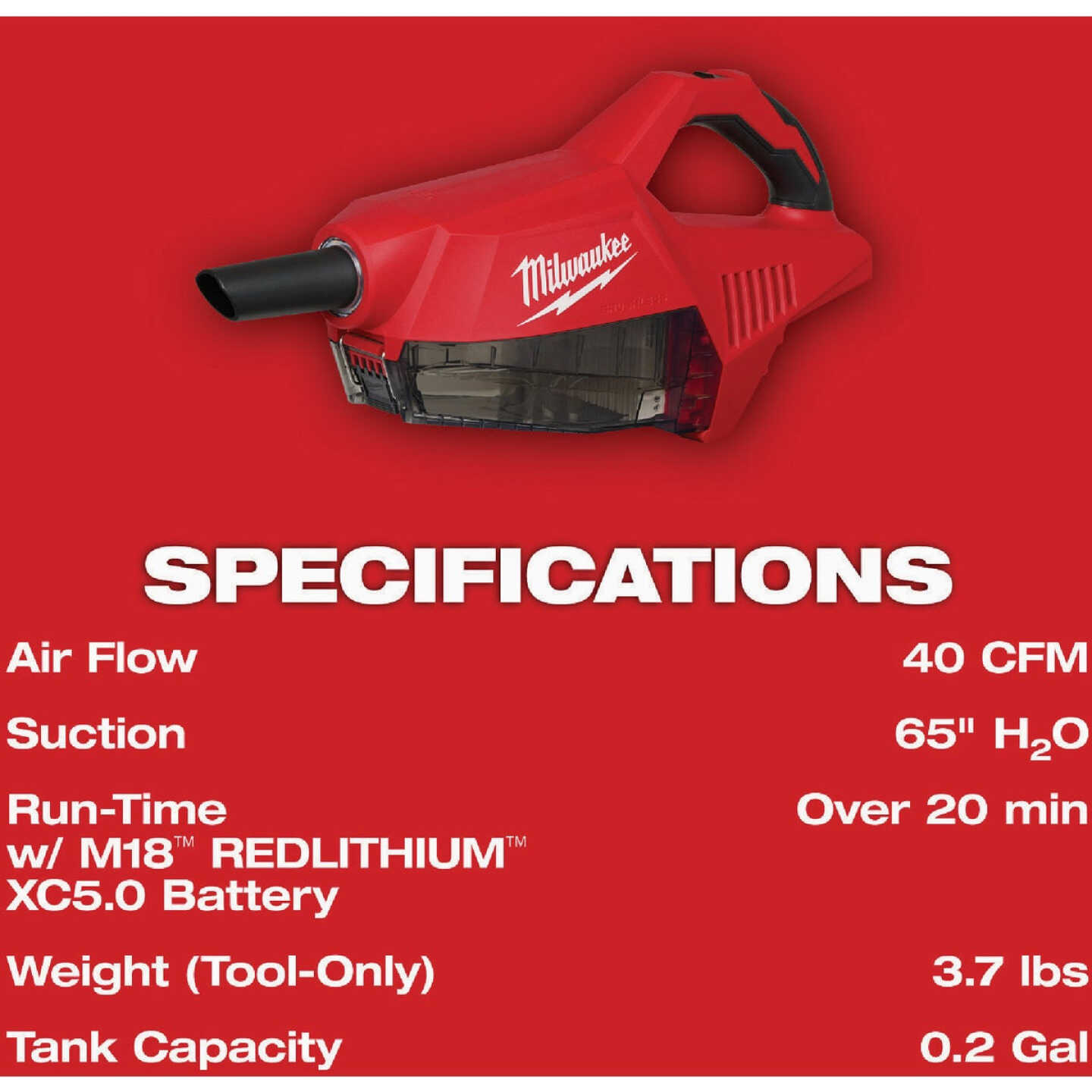 Milwaukee M18 Brushless Handheld Vacuum Image 5