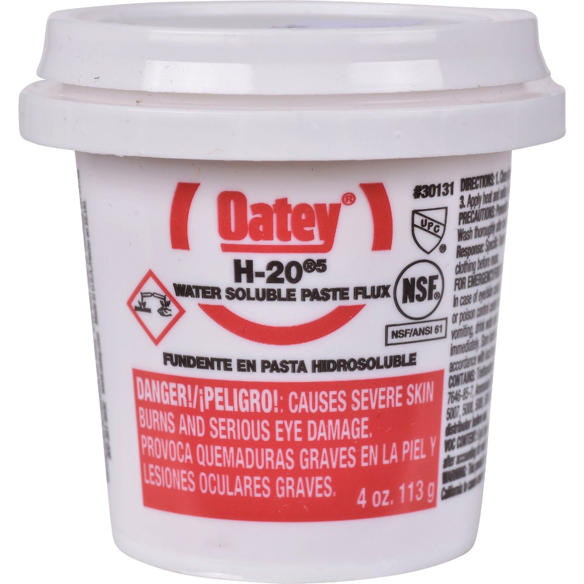 Oatey 4 Oz. H2O No. 5 Water Soluble Flux