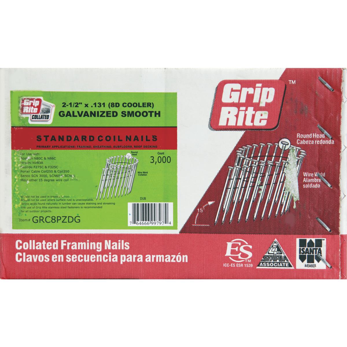 2-1/2"X.131 FRAMING NAIL