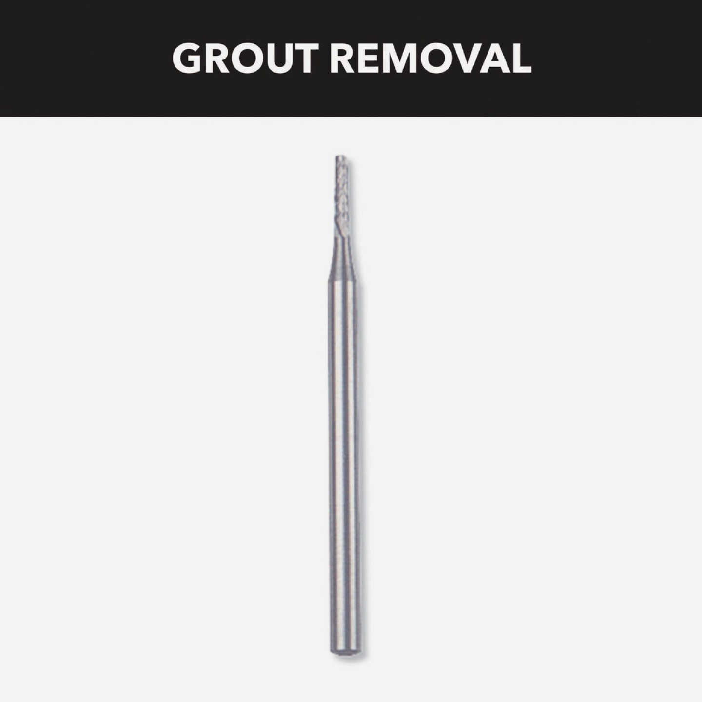 Dremel 1/16 In. Carbide Grout Removal Bit Image 2