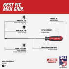 Milwaukee #2 x 10 In. Phillips Screwdriver with Cushion Grip Image 3
