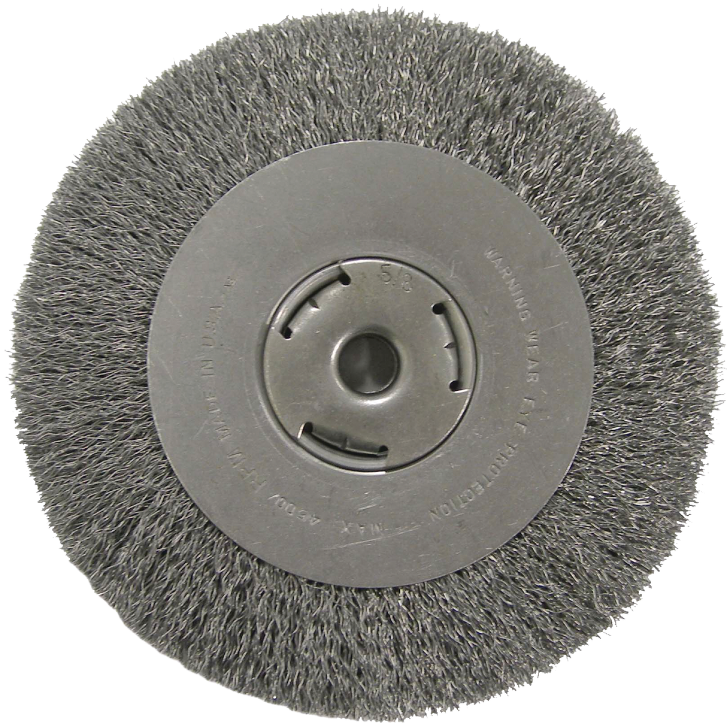 Weiler Vortec 8 In. Crimped Bench Grinder Wire Wheel Image 1