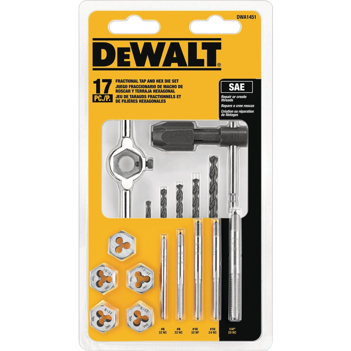 DEWALT Fractional Tap & Die Set (17-Piece) Image 2