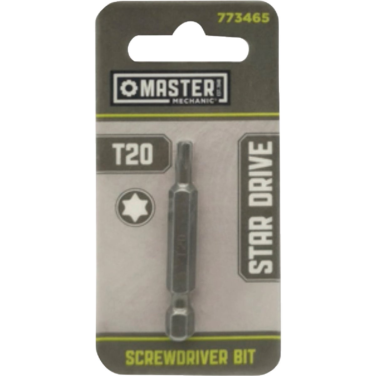 Master Mechanic 2 In. T20 Torx Screwdriver Bit