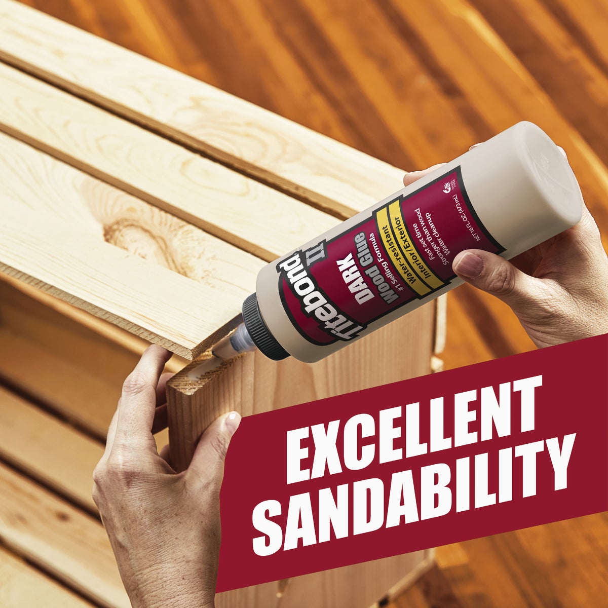Titebond II 8 Oz. Dark Wood Glue Image 2