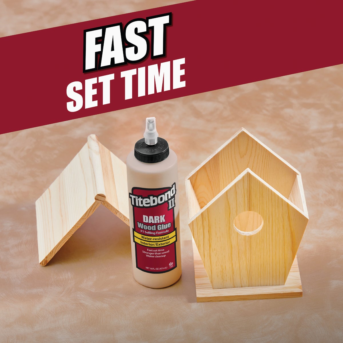 Titebond II 16 Oz. Dark Wood Glue Image 3