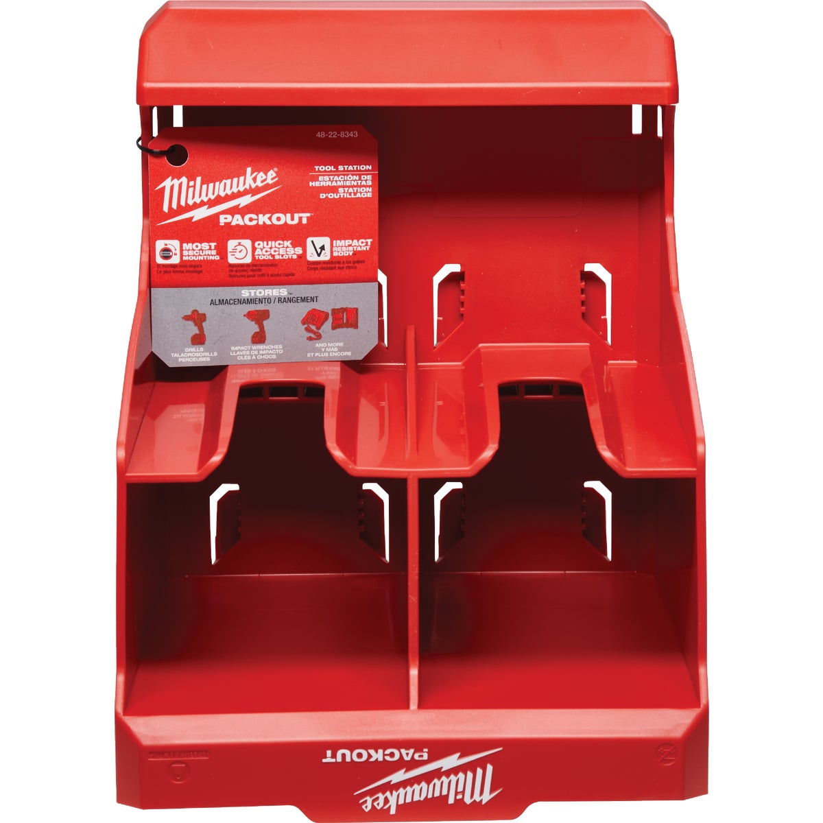 Milwaukee PACKOUT Drill Station Tool Rack Image 4