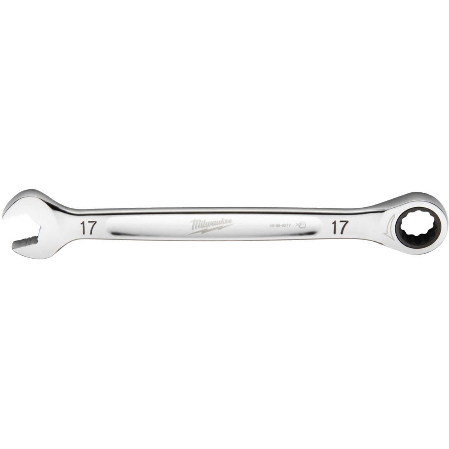 Milwaukee Metric 17 mm 12-Point Ratcheting Combination Wrench Image 1