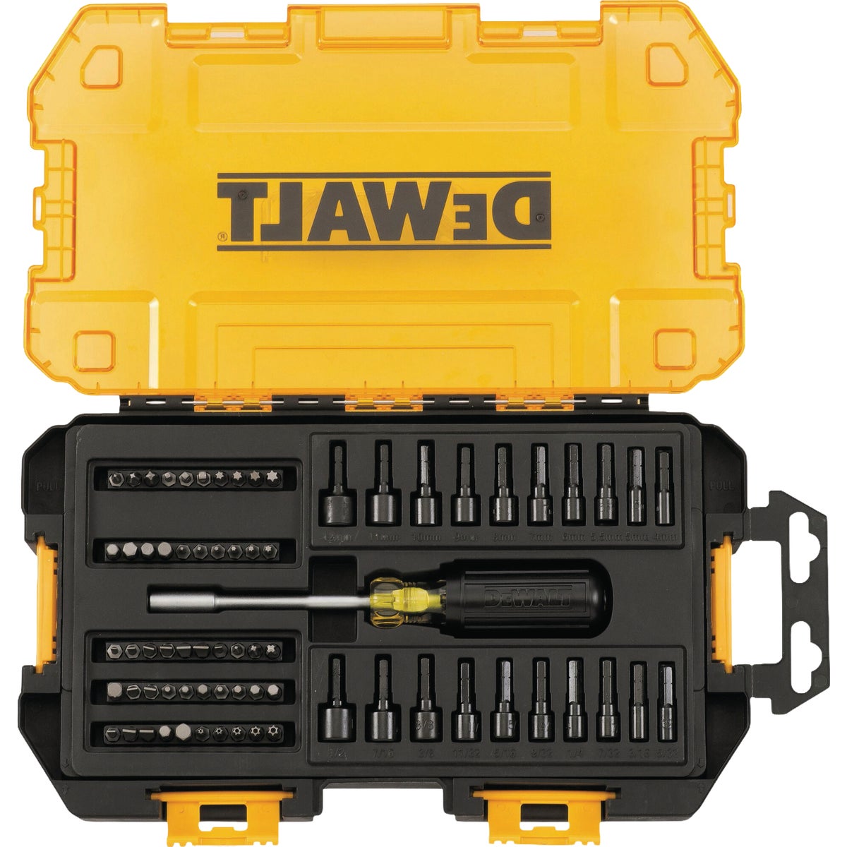 DEWALT 1/4 In. SAE & Metric Multi-Bit & Nut Driver Set (70-Piece) Image 2