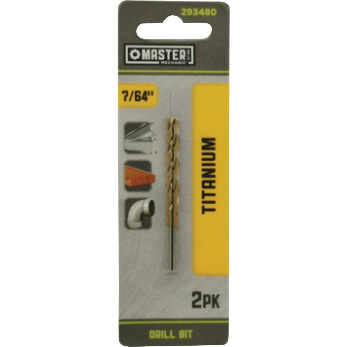 Master Mechanic 7/64 In. x 2-5/8 In. HSS Titanium Nitride Coated Drill Bit Image 1