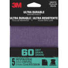 3M Ultra Durable 60-Grit 1/4 Power Sanding Sheet Image 1