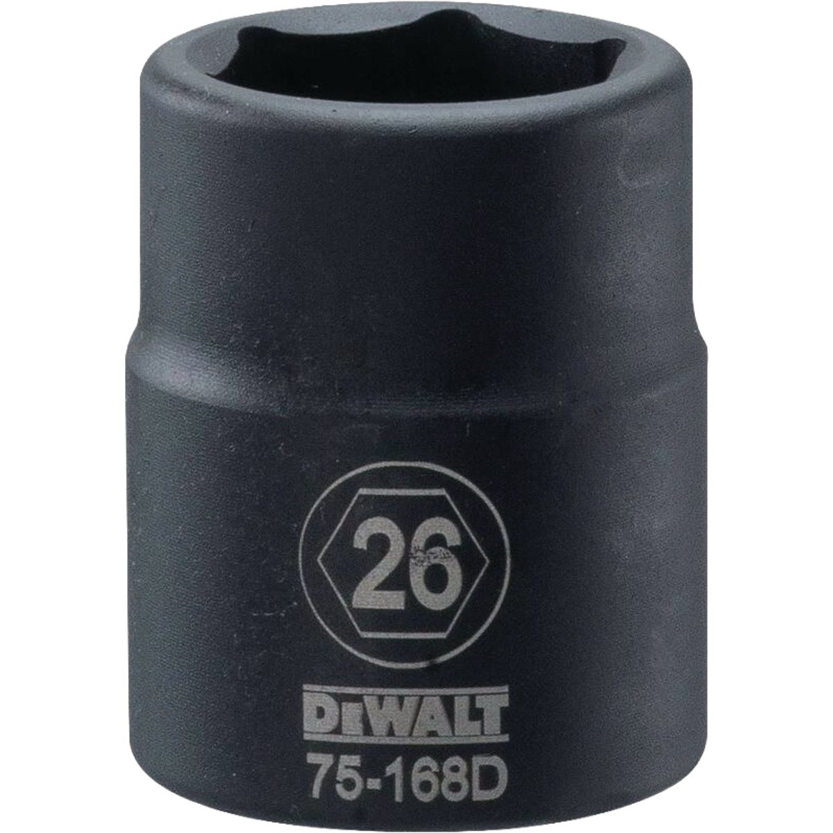 DEWALT 3/4 In. Drive 26mm 6-Point Deep Metric Impact Socket