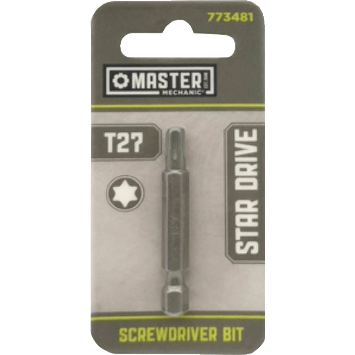 Master Mechanic 2 In. T27 Torx Screwdriver Bit