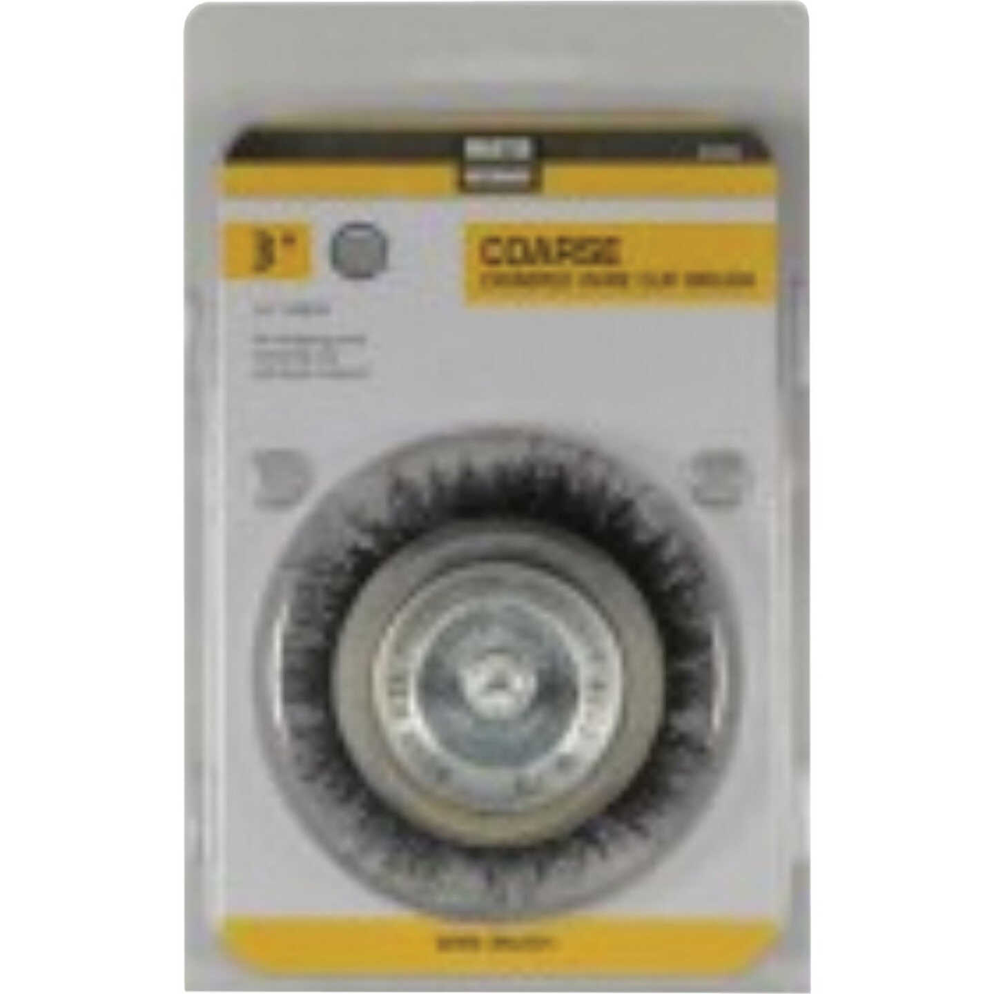 Master Mechanic 3 In. Coarse Crimped Wire Cup Brush Image 1