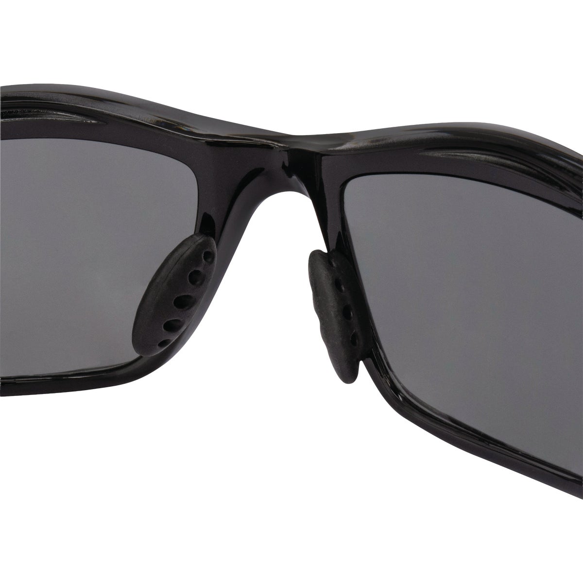 Crossfire Infinity Premium Crystal Black Frame Safety Glasses with Smoke Lens Image 4