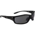 Crossfire Infinity Premium Crystal Black Frame Safety Glasses with Smoke Lens Image 1