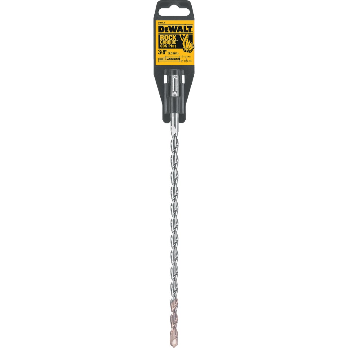 DEWALT SDS-Plus 3/8 In. x 12 In. 2-Cutter Rotary Hammer Drill Bit Image 1