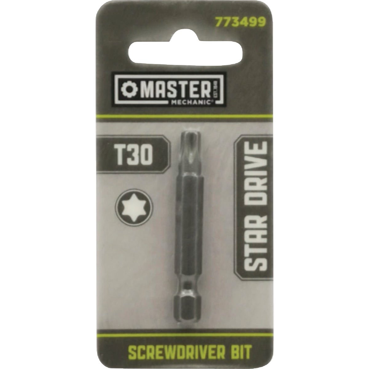 Master Mechanic 2 In. T30 Torx Screwdriver Bit Image 1
