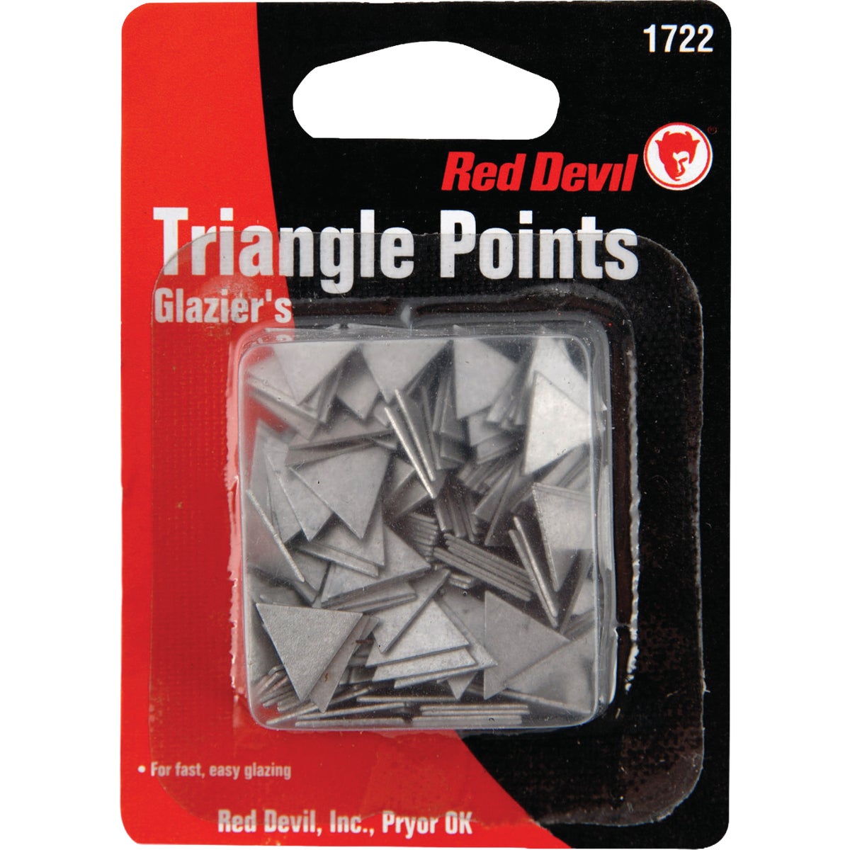 Red Devil Glazing Triangle Points (150-Pack)