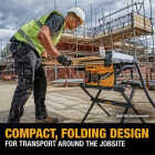 DEWALT Compact Folding Table Saw Stand Image 2