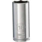DEWALT 3/8 In. Drive 18mm 6-Point Deep Metric Socket Image 1