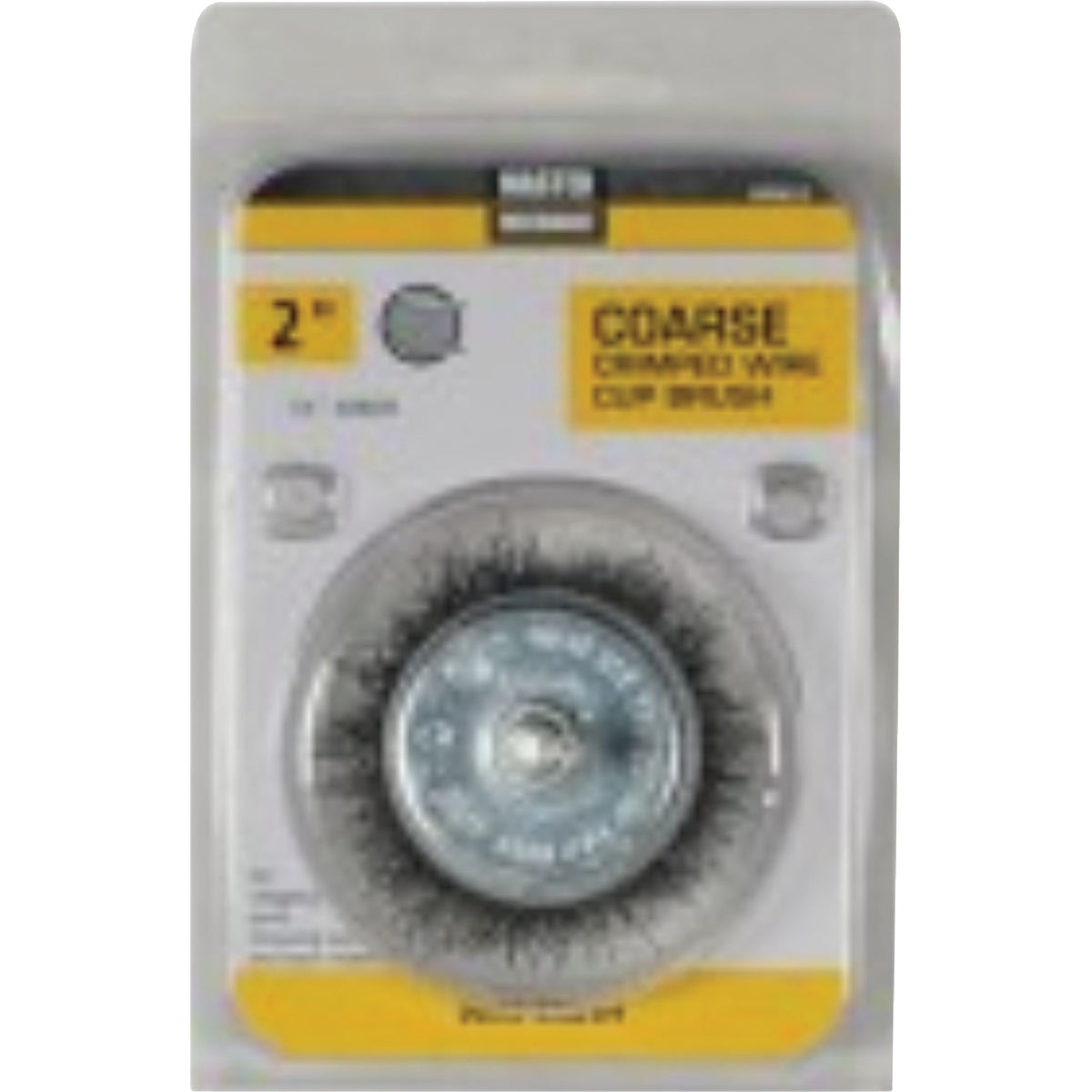 Master Mechanic 2 In. Coarse Crimped Wire Cup Brush
