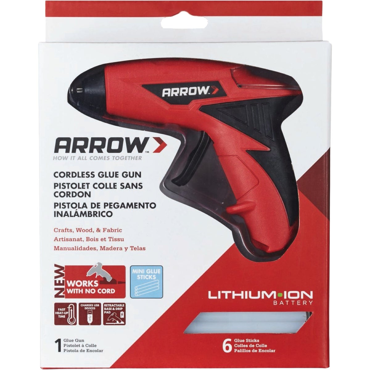 Arrow Cordless Hot Glue Gun Kit Image 3