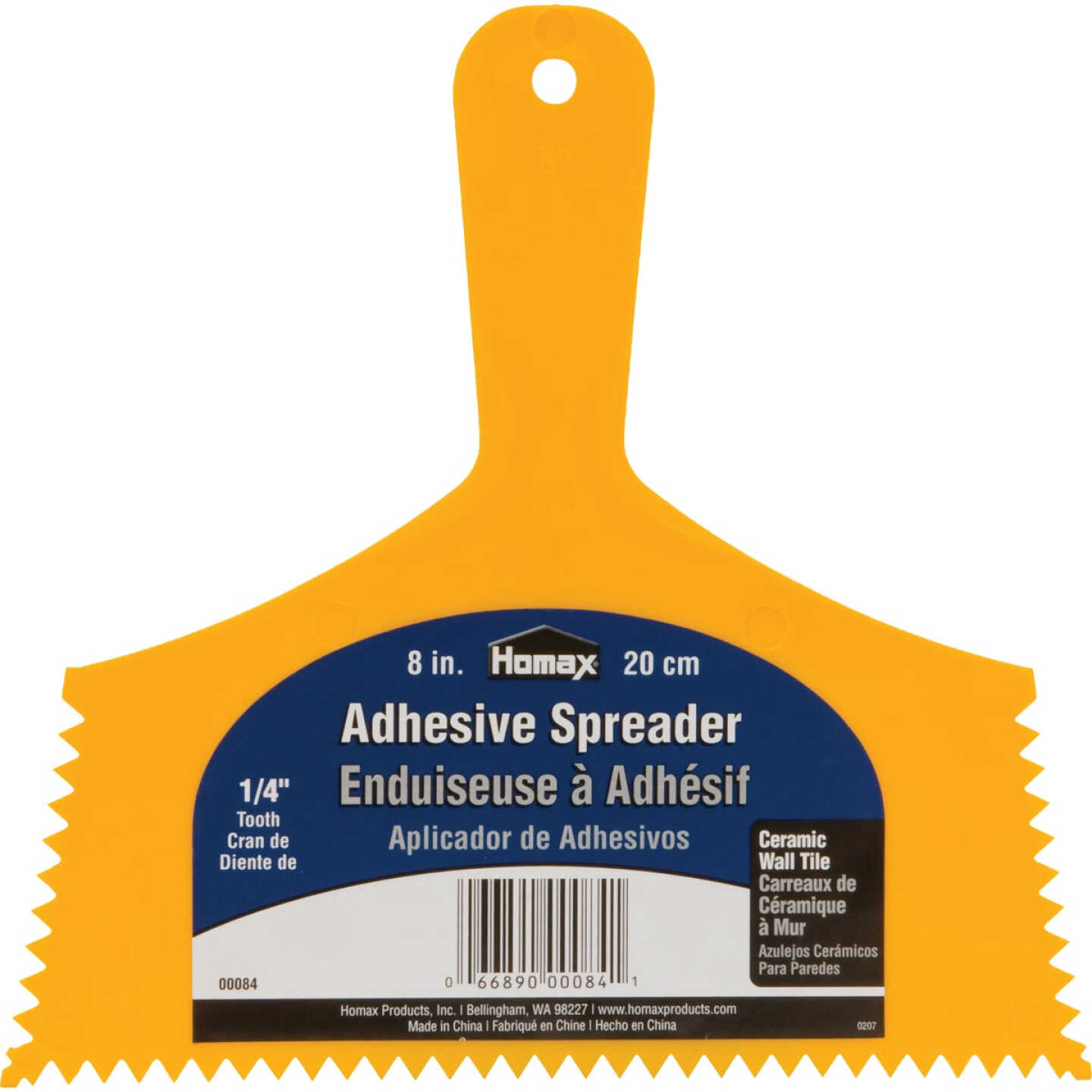 Homax 8 In. 1/4 In. V-Notch Adhesive Spreader Image 1