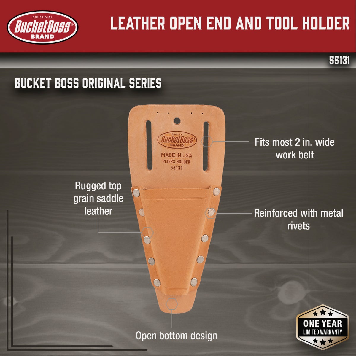 Bucket Boss Open End Pliers and Tool Holder Image 2