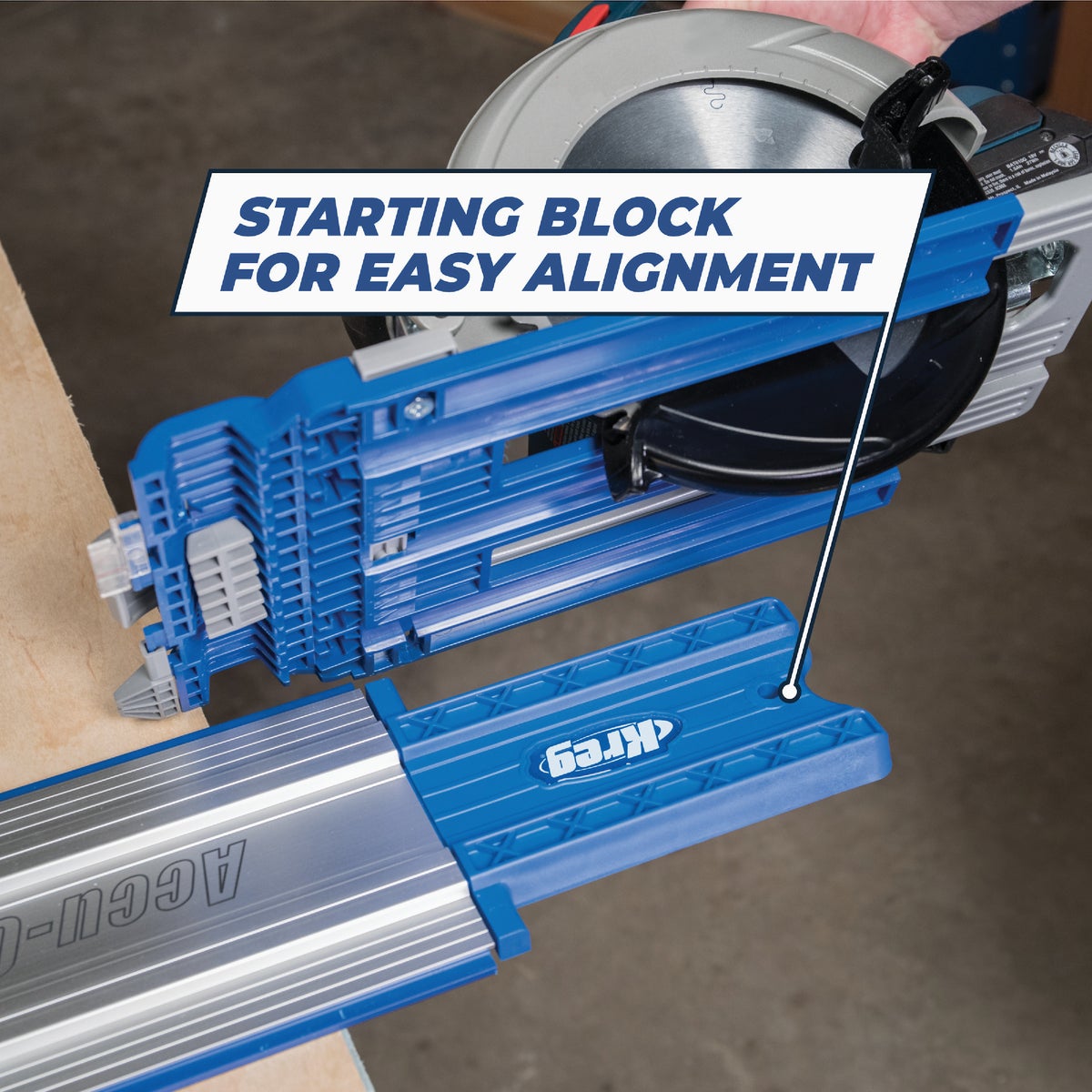 Kreg Accu-Cut Adaptive Track Guide Cutting System Image 6