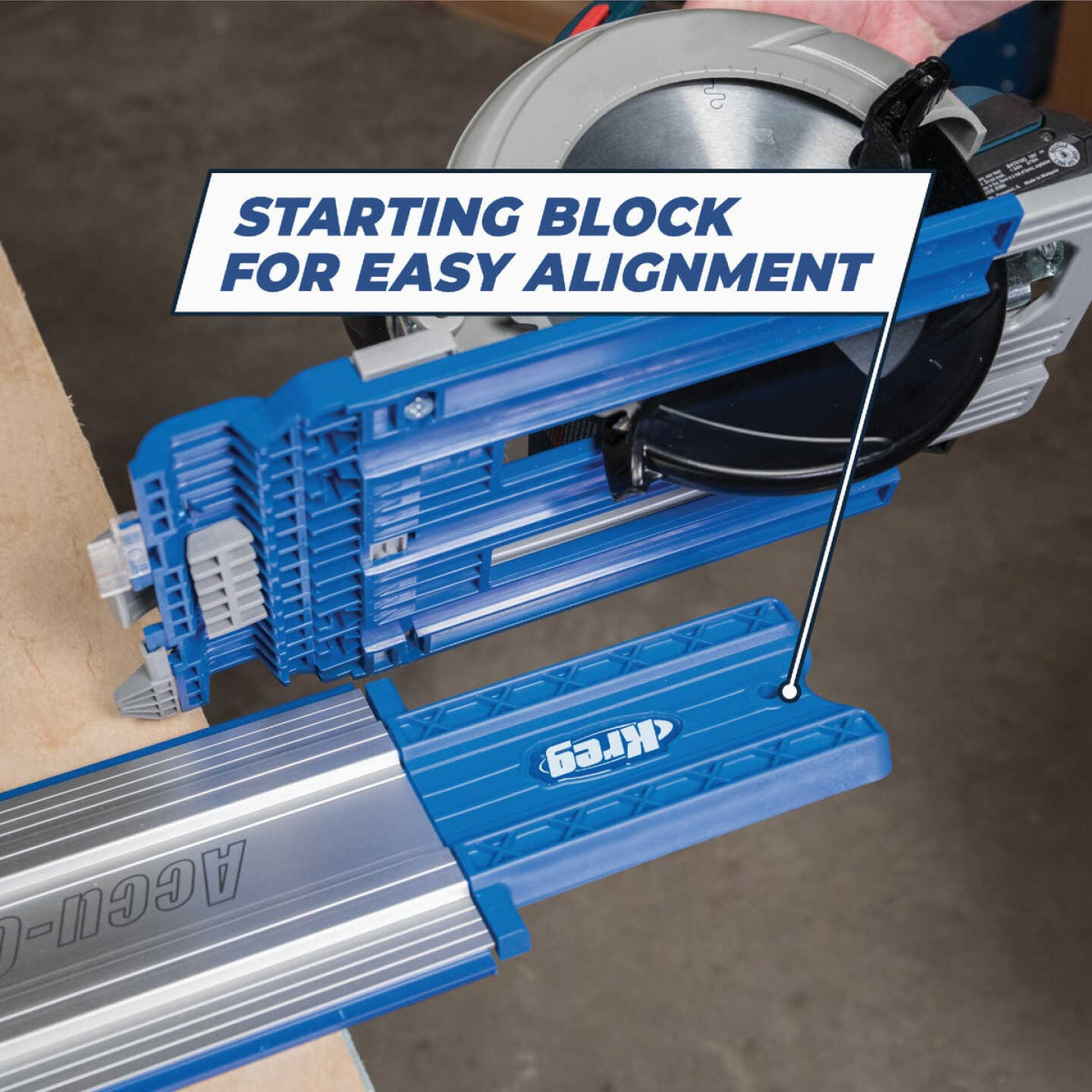 Kreg Accu-Cut Adaptive Track Guide Cutting System Image 6