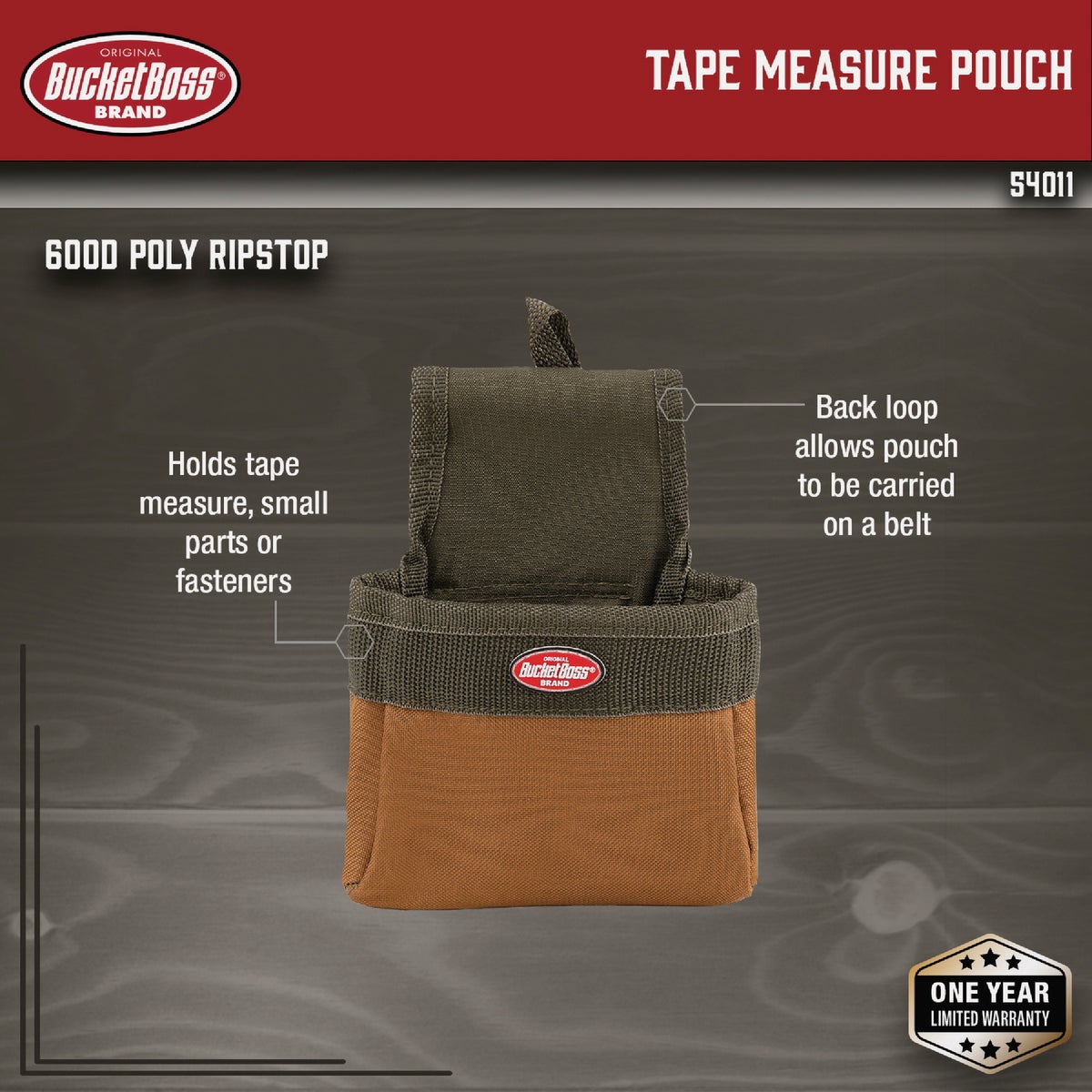 Bucket Boss Tape Measure Pouch Image 2