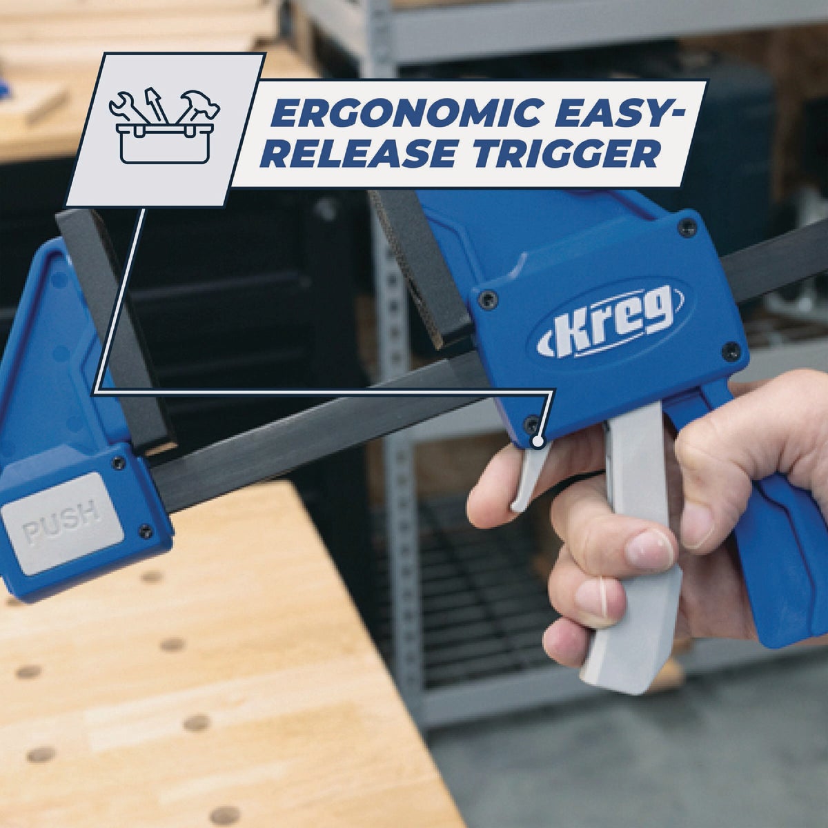 Kreg VersaGrip 36 In. Bar Clamp Image 3