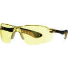 3M Black/Yellow Frame Flat Temple Safety Glasses with Anti-Scratch Amber Lenses Image 6