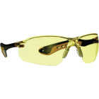3M Black/Yellow Frame Flat Temple Safety Glasses with Anti-Scratch Amber Lenses Image 5