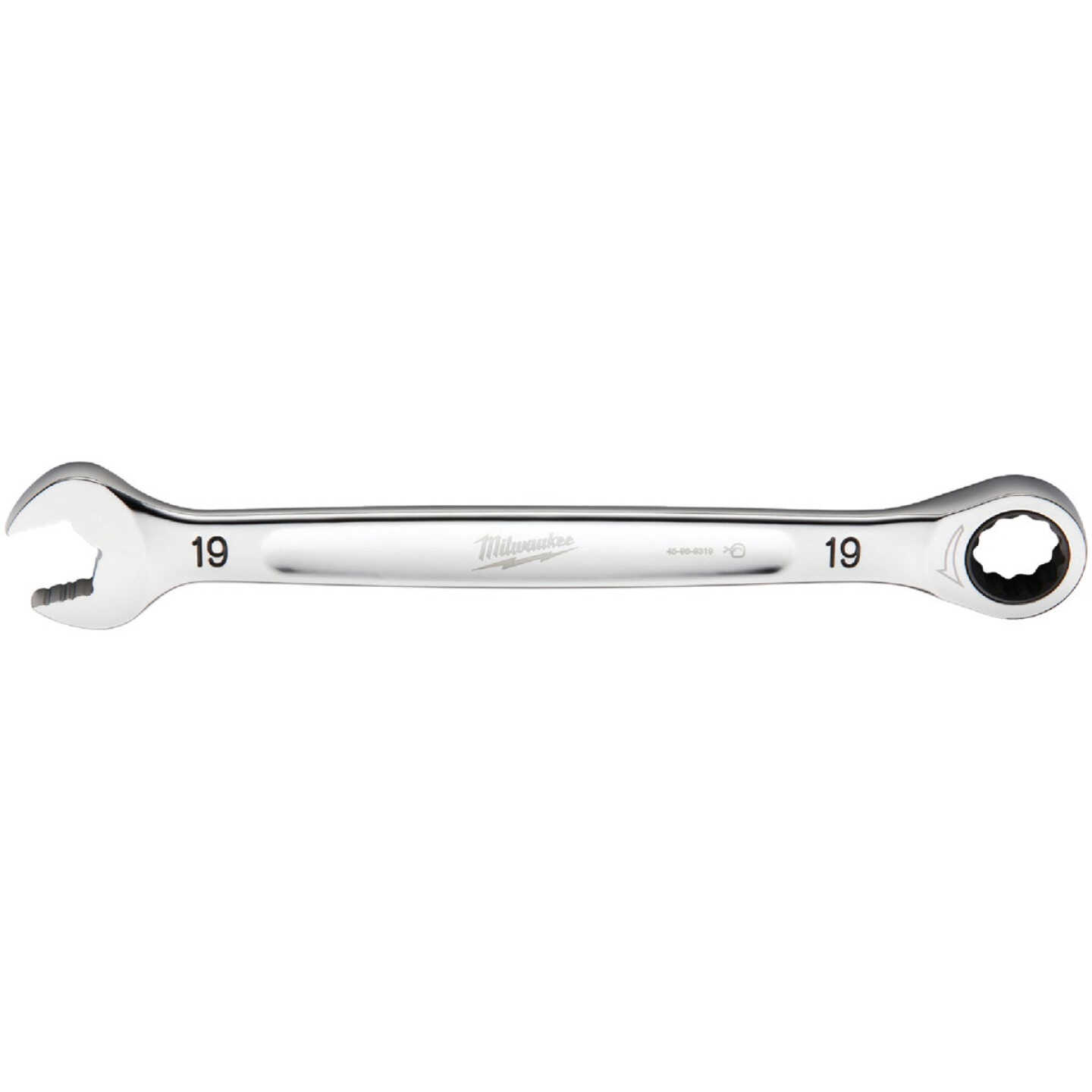 Milwaukee Metric 19 mm 12-Point Ratcheting Combination Wrench Image 1