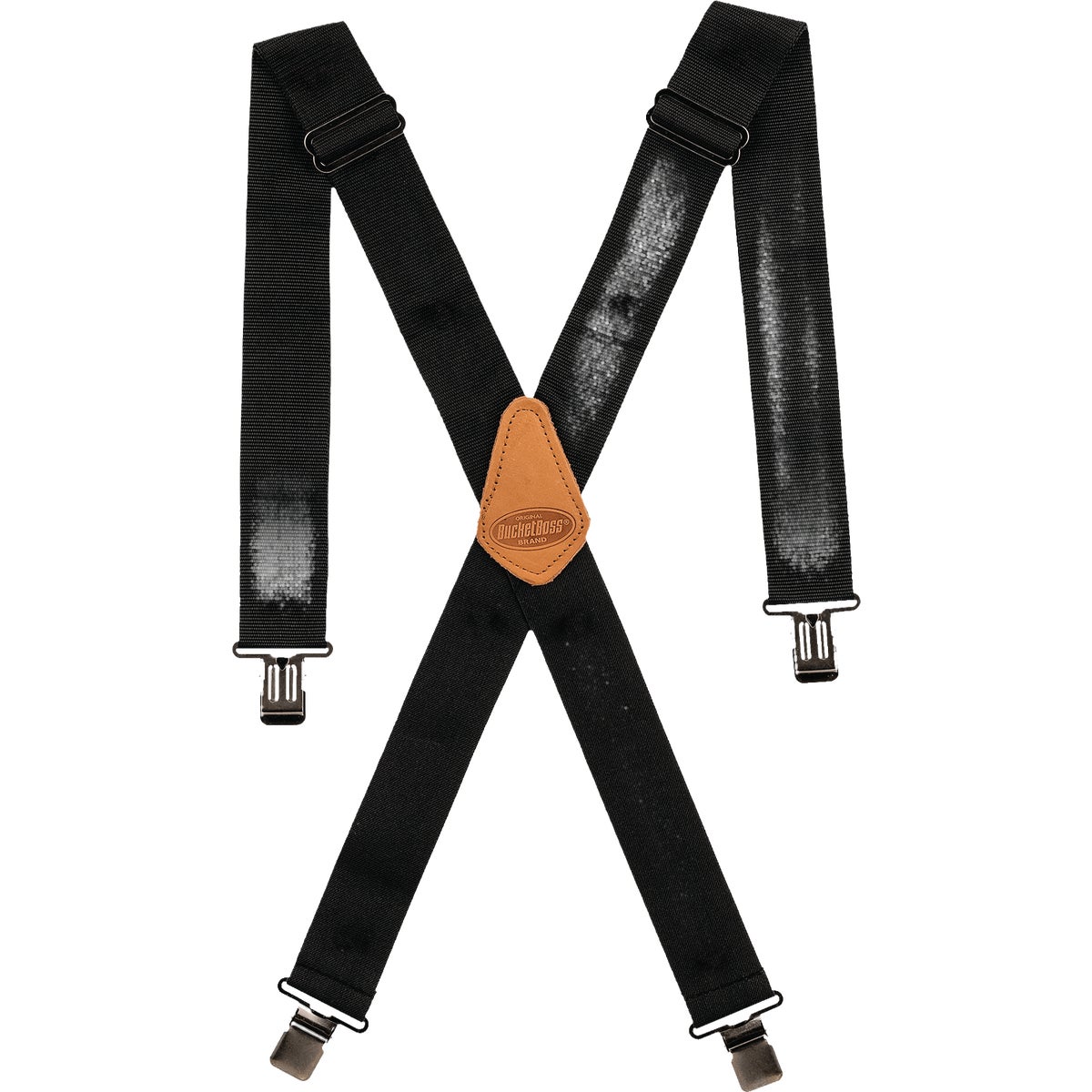 Bucket Boss Black Suspenders