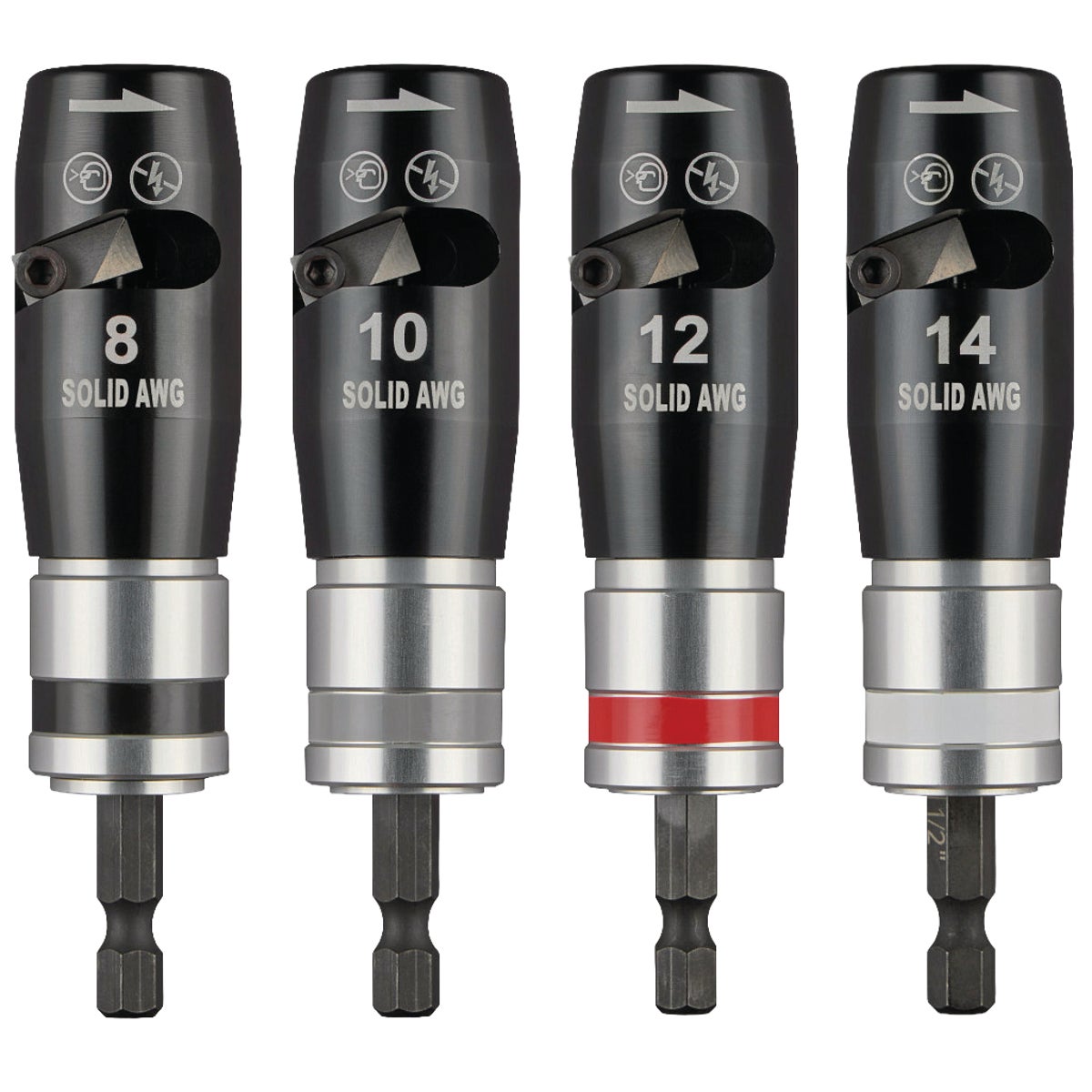 Milwaukee Solid Wire Stripper Set (4-Piece) Image 8