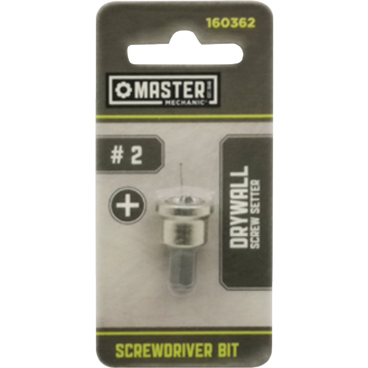 Master Mechanic Screwdriver Bit with Drywall Screw Setter