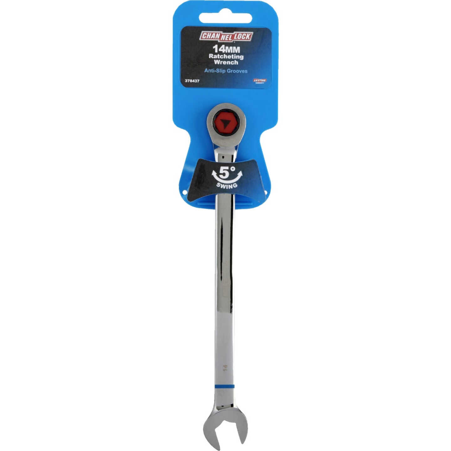 Channellock Metric 14 mm 12-Point Ratcheting Combination Wrench Image 2