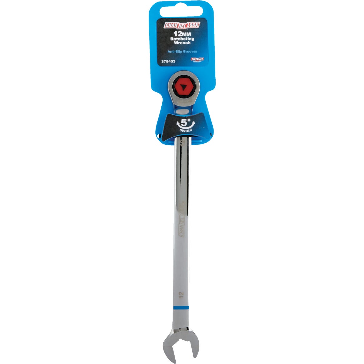 Channellock Metric 12 mm 12-Point Ratcheting Combination Wrench Image 2