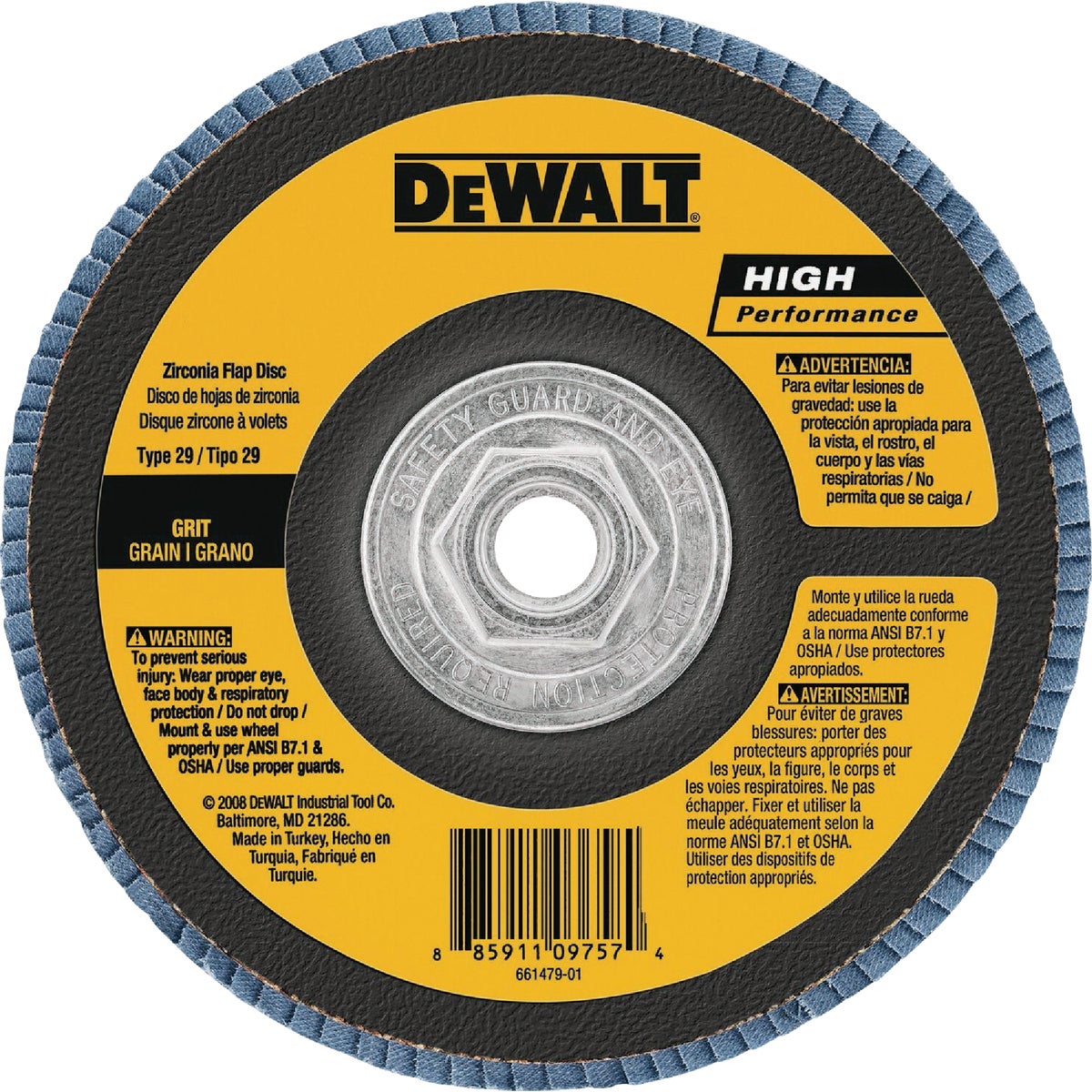 DEWALT 6 In. 40-Grit Flap Disc