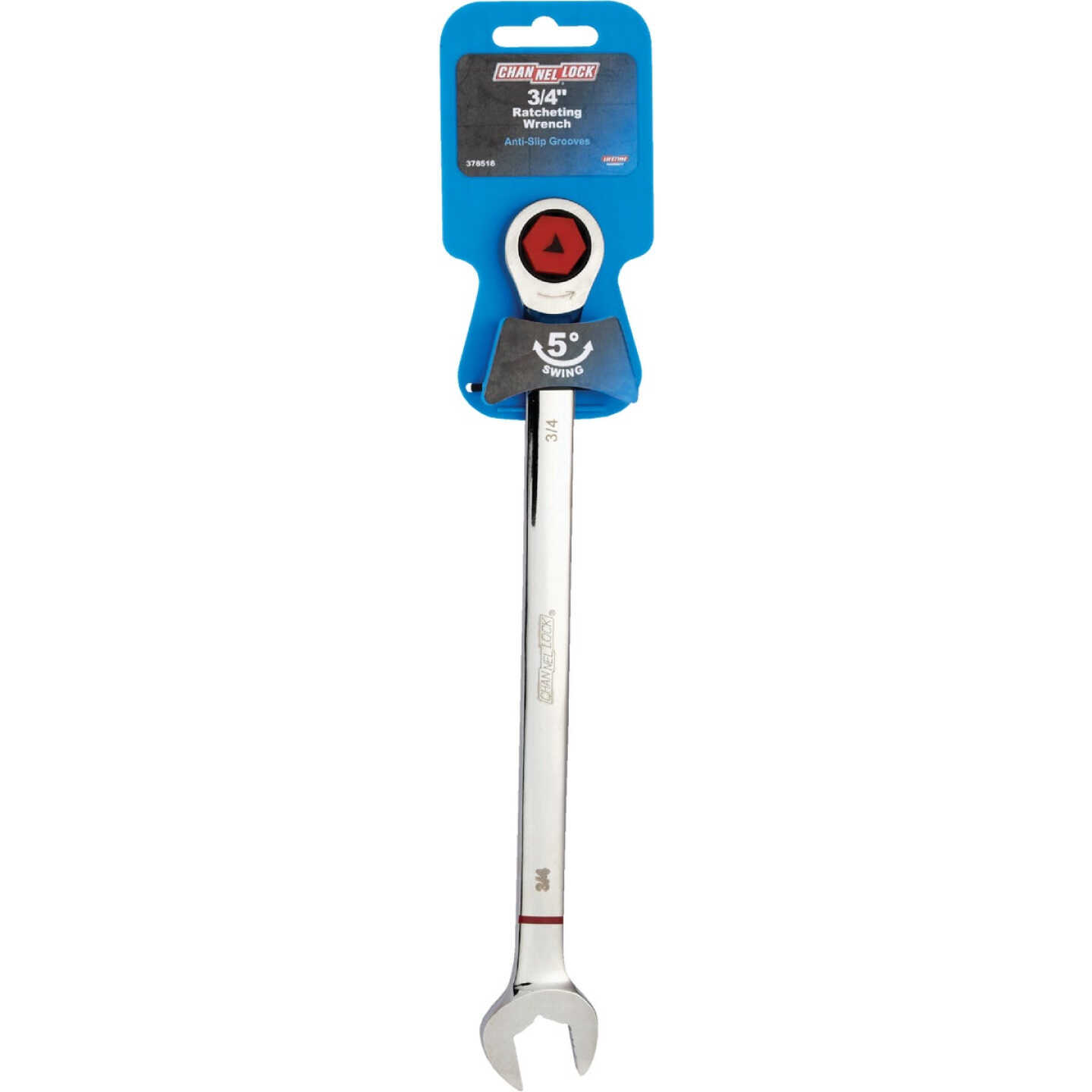 Channellock Standard 3/4 In. 12-Point Ratcheting Combination Wrench Image 2